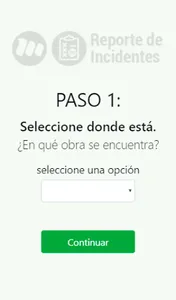 Reporte de Incidentes screenshot 1