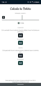 Calcula tu Boleta screenshot 0