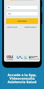 Videoconsulta Asistencia Salud screenshot 1