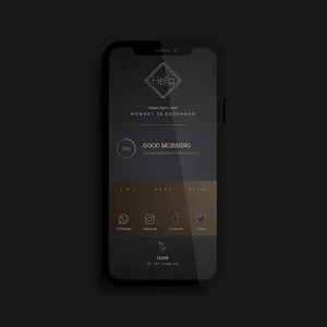 classique klwp screenshot 2