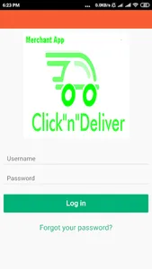 Click n Deliver Merchant App screenshot 1