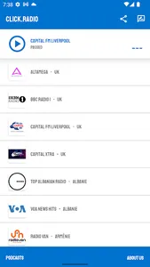 Click.Radio screenshot 2