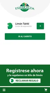 Esmeralda compra de limón screenshot 2