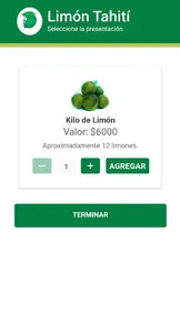 Esmeralda compra de limón screenshot 3