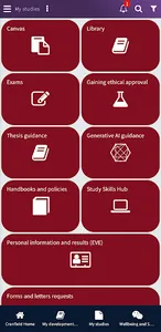 MyCranfield screenshot 2