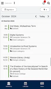 MyOxford University screenshot 2