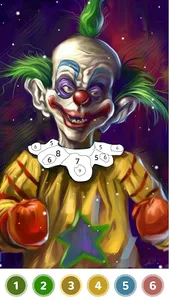 Clown Coloring Book Color Game screenshot 5