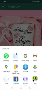 feliz dia de la mujer screenshot 4