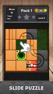 Rolling ball - slide puzzle screenshot 1