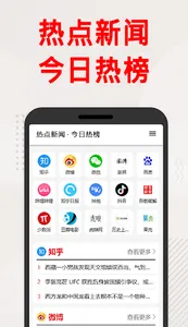 热点新闻 · 今日热榜 - 新闻实时热搜榜排名 screenshot 0