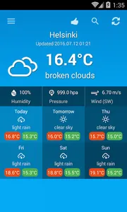 Weather Finland screenshot 0