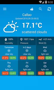 Weather Peru screenshot 3