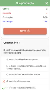 Simulado provas CNH DETRAN screenshot 3