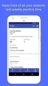 Sessions: Music Practice Log screenshot 2