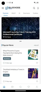 Blockode News - Web3 & AI screenshot 0