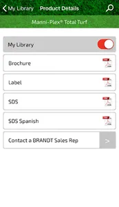 BRANDT Turf Product Finder screenshot 0