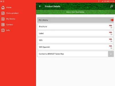 BRANDT Turf Product Finder screenshot 6