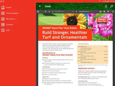 BRANDT Turf Product Finder screenshot 7