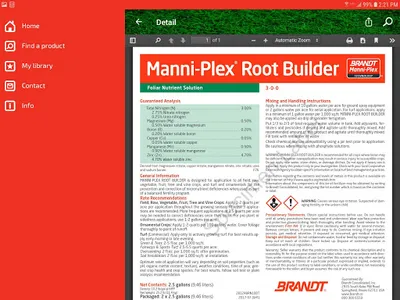 BRANDT Turf Product Finder screenshot 8