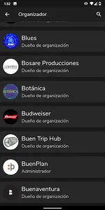 BuenPlan Organizador screenshot 1