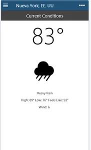 WeatherApp screenshot 2