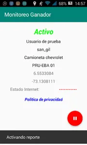 Ganador Tracking screenshot 4