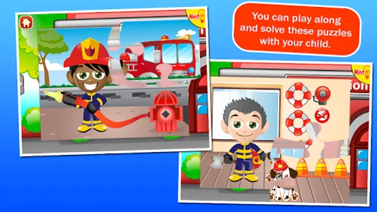 Fireman Kids Puzzles screenshot 2