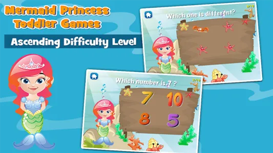 Mermaid Princess Toddler Games screenshot 1