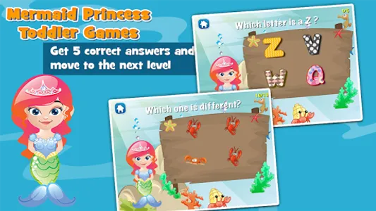 Mermaid Princess Toddler Games screenshot 2