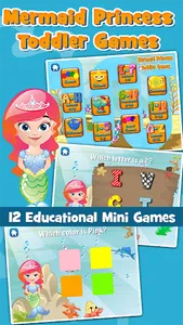 Mermaid Princess Toddler Games screenshot 4