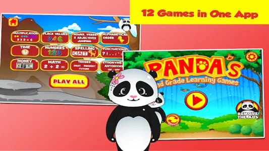 Panda Second Grade Games screenshot 0