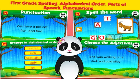 Panda Second Grade Games screenshot 13