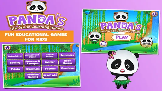 Panda 4th Grade Learning Games screenshot 10