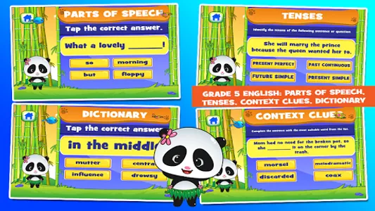 Panda 5th Grade Learning Games screenshot 7