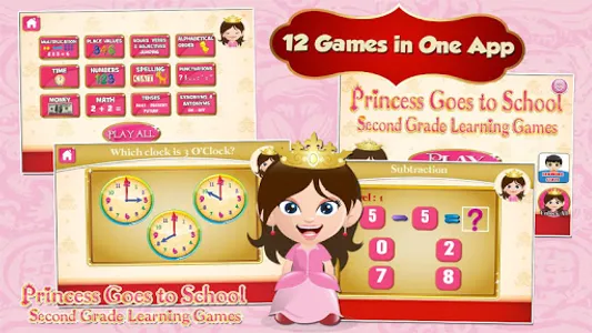 Princess Second Grade Games screenshot 10