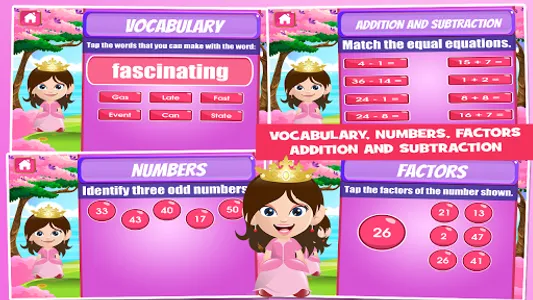 Princess Fifth Grade Games screenshot 13