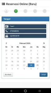 GHIS Reservasi Online - RSS (T screenshot 2
