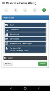GHIS Reservasi Online - RSS (T screenshot 5