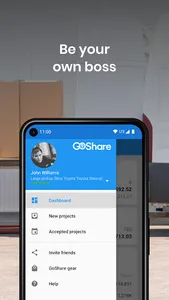 GoShare Driver - Delivery Pros screenshot 1