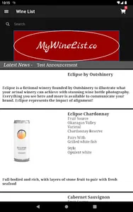 My Wine List screenshot 2