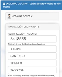 Citas Hospital Quinchía screenshot 1