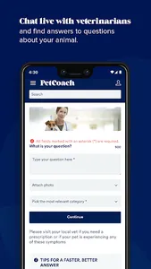 PetCoach Ask a vet online 24/7 screenshot 0