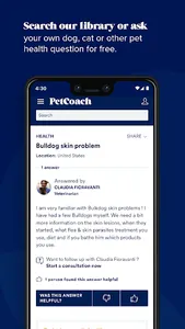 PetCoach Ask a vet online 24/7 screenshot 1