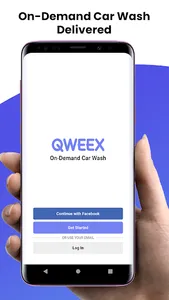 Qweex: On-Demand Mobile Car Wa screenshot 1