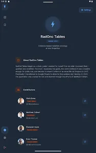 RadOncTables screenshot 11