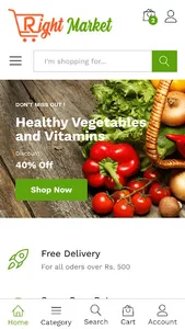 rmarket ecommerce screenshot 0