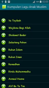 Kumpulan Lagu Anak Muslim screenshot 0