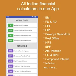 Financial Calculator India Pro screenshot 1