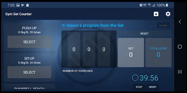 Gym Sets Counter screenshot 1