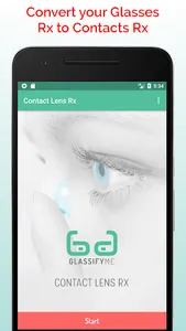 Contact Lens Calculator screenshot 0